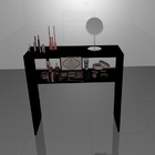 Mesa Manicure Preta Em Mdf