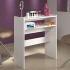 Mesa Manicure Suporte Esmaltes Utensílios Branca