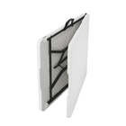 Mesa Metal e Plástico Dobrável Bertioga 74x75x180cm Branco