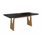 Mesa Mila Para Sala De Jantar Premium Preto Fosco