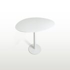 Mesa Monopé Orgânica 64x50cm Branco