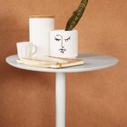 Mesa Monopé Orgânica 64x50cm Branco