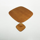 Mesa Monopé Quadrada Para Sala Laminada 50cm - Mel