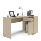 Mesa Moscou 1 Gaveta 1 Porta Montagem Em L Ou Reta Legno Sali