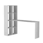 Mesa Multifuncional Com Estante Kind Branca