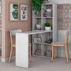 Mesa Multifuncional Com Estante Kind Branca