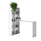 Mesa Multifuncional Com Estante Kind Branca