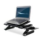 Mesa Multifuncional Para Notebook Dobravel Com Cooler Preta (