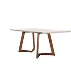 Mesa Munique 180cm Madeira E Vidro Mobillare