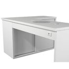 Mesa Nails Premium Lisa 167x117cm Com Aspirador - Branco