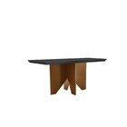 Mesa Nancy 120 Tampo Mdf Canto Reto Com 4 Cadeiras Bugatti Gr