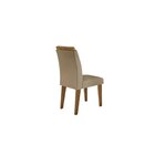 Mesa Nancy 120 Tampo Mdf Canto Reto Com 4 Cadeiras Hydra Turi