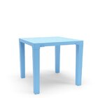 Mesa Niala Quadrada Adulta Tampo Plástico Azul Celeste