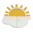 Mesa Nuvem 1 Cadeira Infantil Sol Branco
