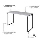 Mesa Office 120x60x75cm Round