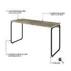 Mesa Office 135x60x75cm Round