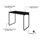 Mesa Office 90x60x75cm Round