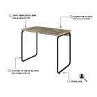 Mesa Office 90x60x75cm Round