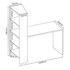 Mesa Office Escrivaninha Com Torre E Prateleiras Nt 2105 123,