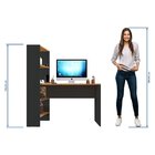 Mesa Office Escrivaninha Com Torre E Prateleiras Nt 2105 123,
