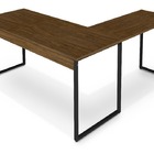 Mesa Office Escrivaninha Escritório E Estudo Em L - Preto/imb