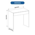 Mesa Office Infinity Móveis Castro 1 Gaveta 80cm Duna Duna