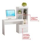 Mesa Office Nt 2010 Notável Com Prateleiras E 2 Gavetas  Bran