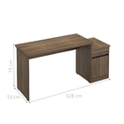 Mesa Office Toscana Marrom