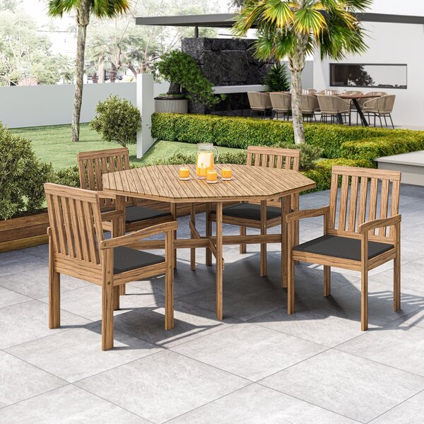 Mesa Oitavada Em Madeira Maciça Ombrelone Alvorada Yescasa Am