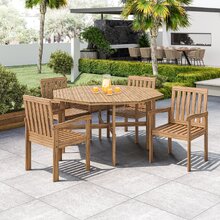 Mesa Oitavada Ombrelone Alvorada Sem Almofada Amadeirado