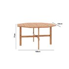 Mesa Oitavada Ombrelone Alvorada Sem Almofada Amadeirado