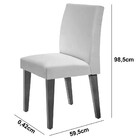 Mesa Olivia Em Mdf Com 4 Cadeiras Grecia Moderna