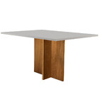 Mesa Olivia Em Mdf Com 4 Cadeiras Lunara Moderna