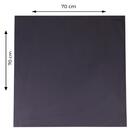 Mesa Ômega em Ferro Preto Pintura Eletrostática 74 cm (Altura