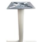 Mesa Ômega Ferro Branco 74 Cm (alt) Base Em X Tampo Mdp Quadr