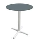 Mesa Ômega Ferro Branco 74 Cm (alt) Base Em X Tampo Mdp Redon