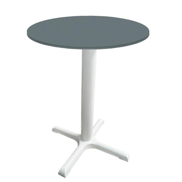 Mesa Ômega Ferro Branco 74 Cm (alt) Base Em X Tampo Mdp Redon