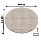 Mesa Ômega Ferro Branco 74cm (alt) Base X Tampo Mdp Redondo C