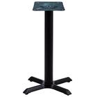 Mesa Ômega Ferro Preto 74 Cm (alt) Base Em X Tampo Mdp Redond