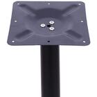 Mesa Ômega Ferro Preto 74 Cm (alt) Base Em X Tampo Mdp Redond