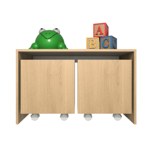 Mesa Organizadora De Brinquedos Com 2 Baús 100% Mdf Plancasa