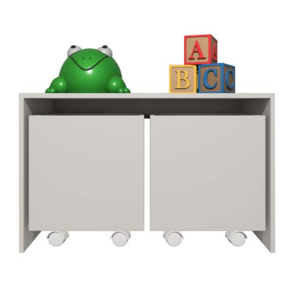 Mesa Organizadora De Brinquedos Com 2 Baús 100% Mdf Plancasa