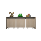 Mesa Organizadora De Brinquedos Com 3 Baús 100% Mdf Plancasa