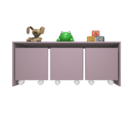 Mesa Organizadora De Brinquedos Com 3 Baús 100% Mdf Plancasa