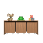 Mesa Organizadora De Brinquedos Com 3 Baús 100% Mdf Plancasa