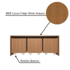 Mesa Organizadora De Brinquedos Com 3 Baús 100% Mdf Plancasa