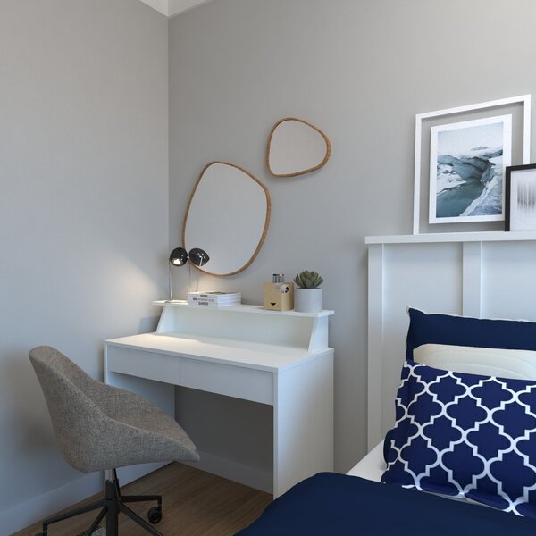 Mesa Ou Escrivaninha Com Gaveta Para Home Office Ou Escritóri