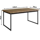 Mesa Oxford 120x90cm - Madeira