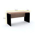 Mesa P/ Escritório 120x60 Pandin Pe40 - Naturalle