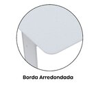 Mesa P/ Escritório 121x61 Pandin Maxxi - Cinza